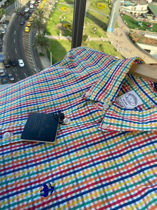 BROOKS BROTHERS CAMISA MANGA CORTA