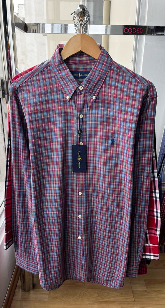Camisa elegante Ralph Lauren de algodon