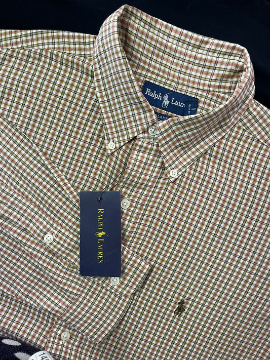 Camisa de rayas Ralph Lauren de algodon