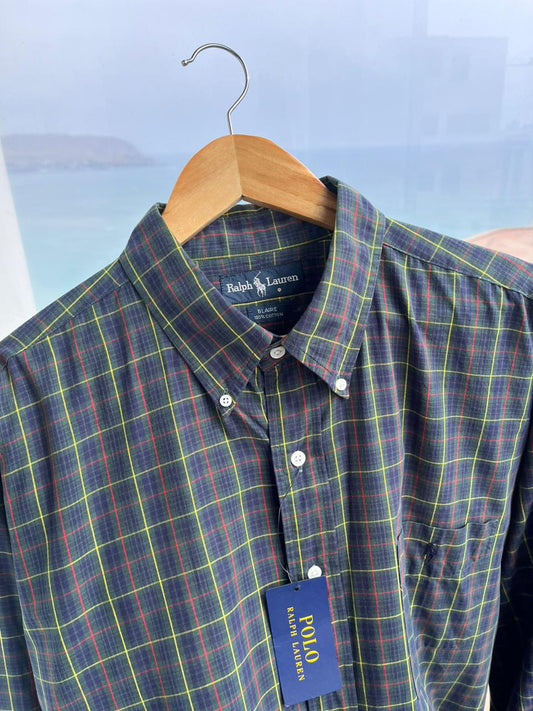 Camisa de cuadros Ralph Lauren de algodon