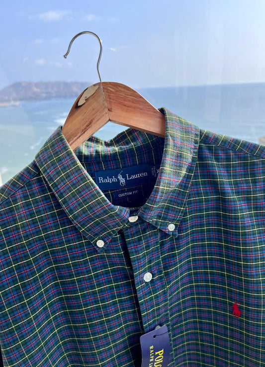 Camisa oxford Ralph Lauren custom fit