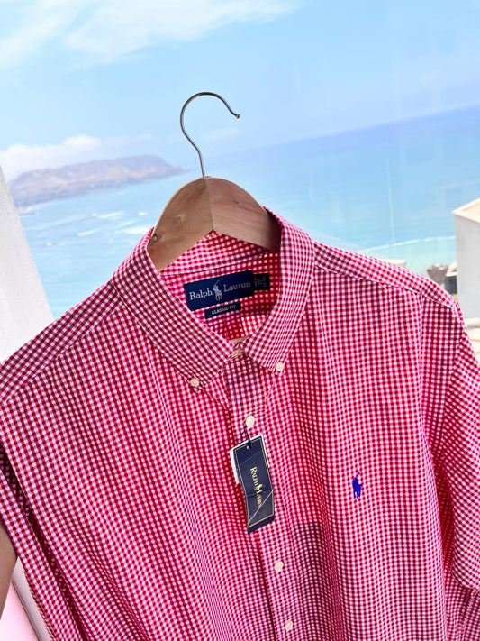 Camisa oxford Ralph Lauren custom fit
