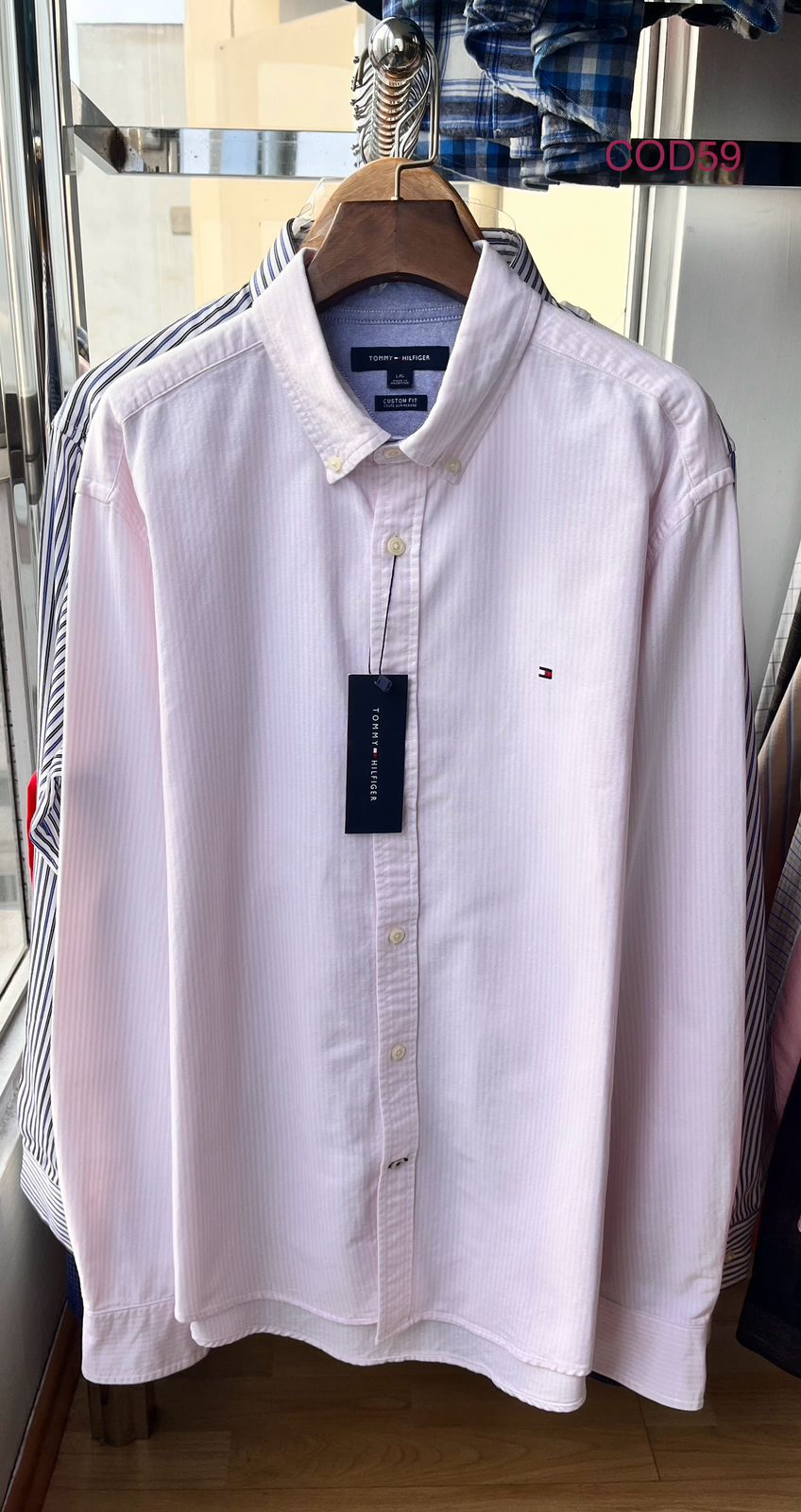 Camisa M / L Tommy Hilfiger oxford