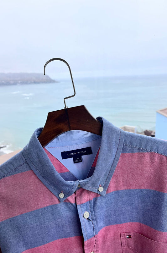 Camisa M / L Tommy Hilfiger oxford