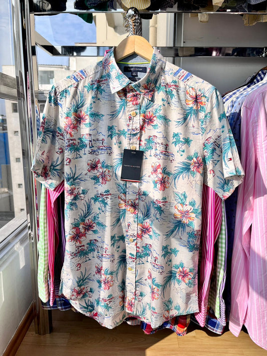 Camisa M / C Tommy Hilfiger de verano