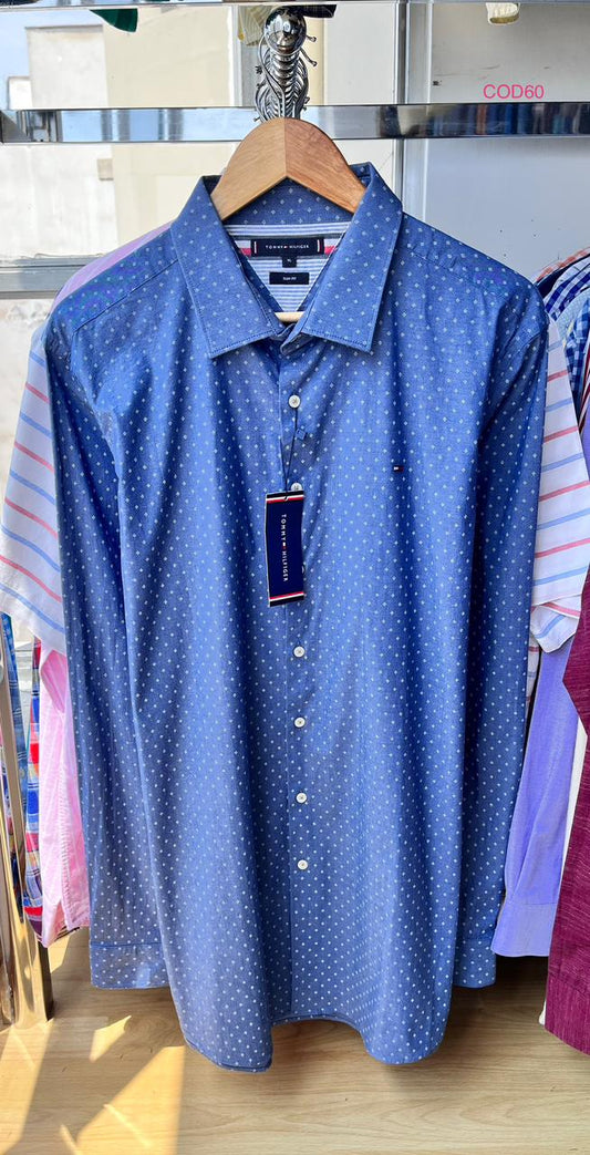 Camisa M/L Tommy Hilfiger Slim fit