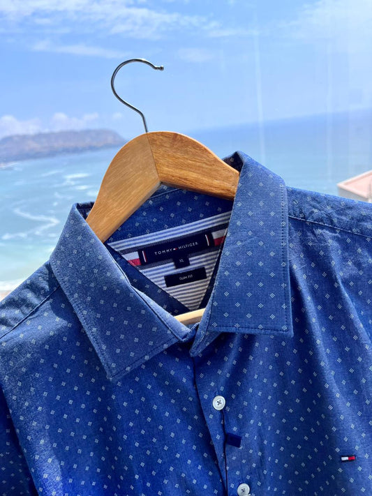 Camisa M/L Tommy Hilfiger Slim fit