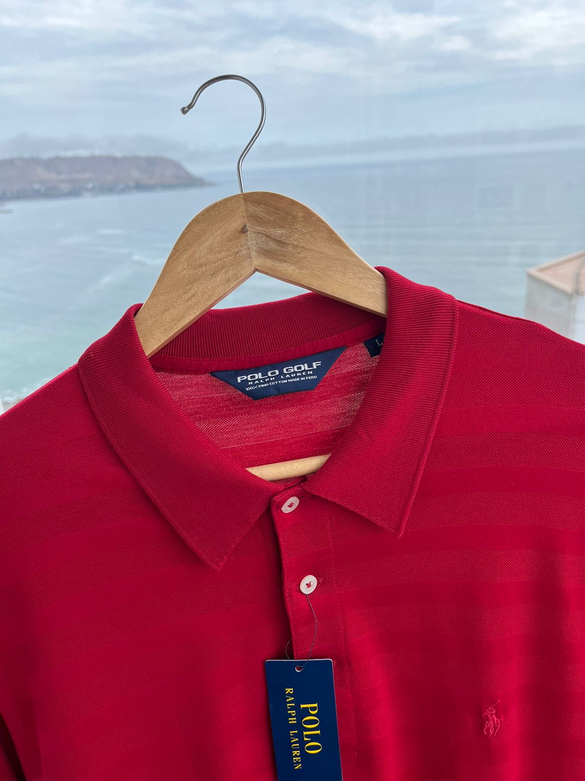 Camisero de pique Ralph Lauren Custom Slim Fit
