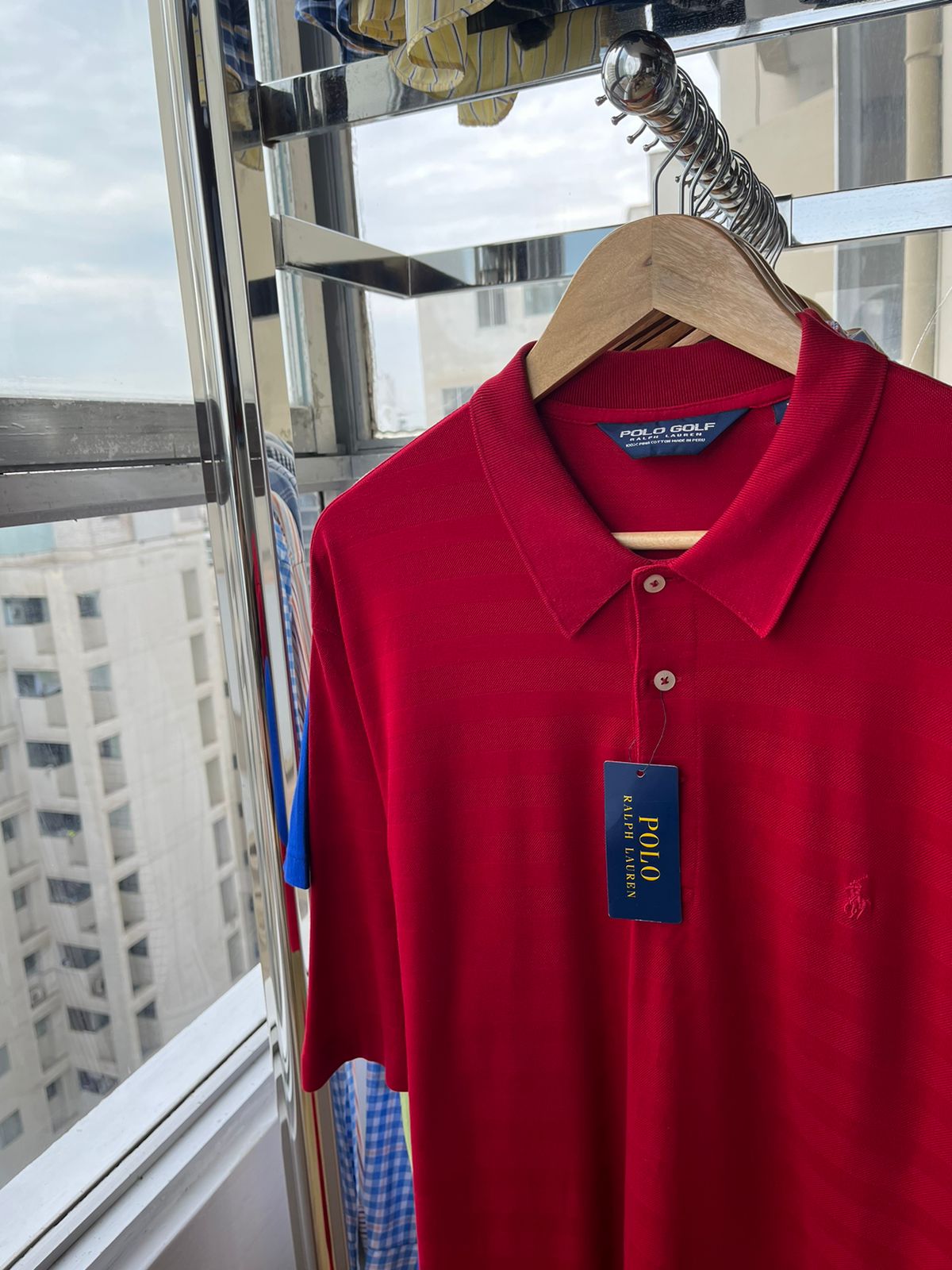 Camisero de pique Ralph Lauren Custom Slim Fit