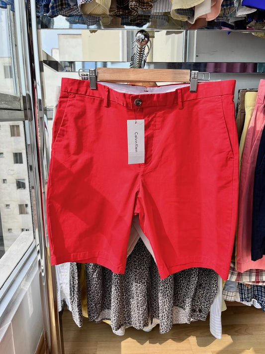 Short Rojo Calvin Klein Casual