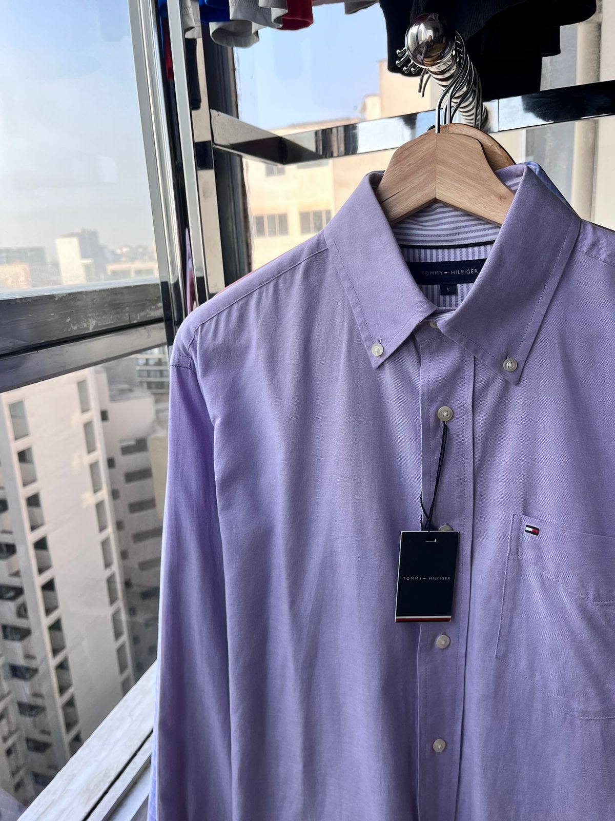 Camisa M/L tommy hilfiger elegante