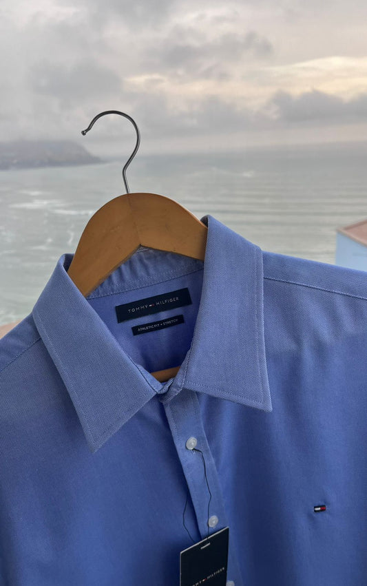 Camisa M/L Tommy Hilfiger Oxford elegante