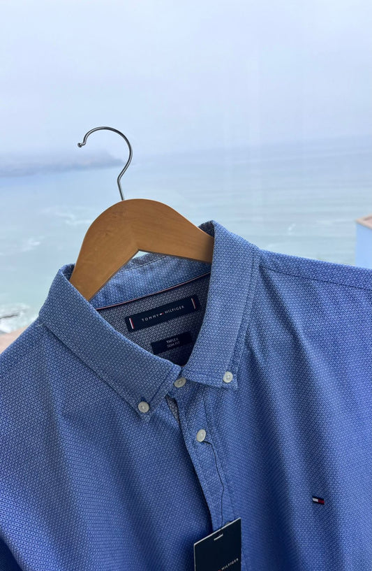 Camisa M/L Tommy Hilfiger Slim oxford
