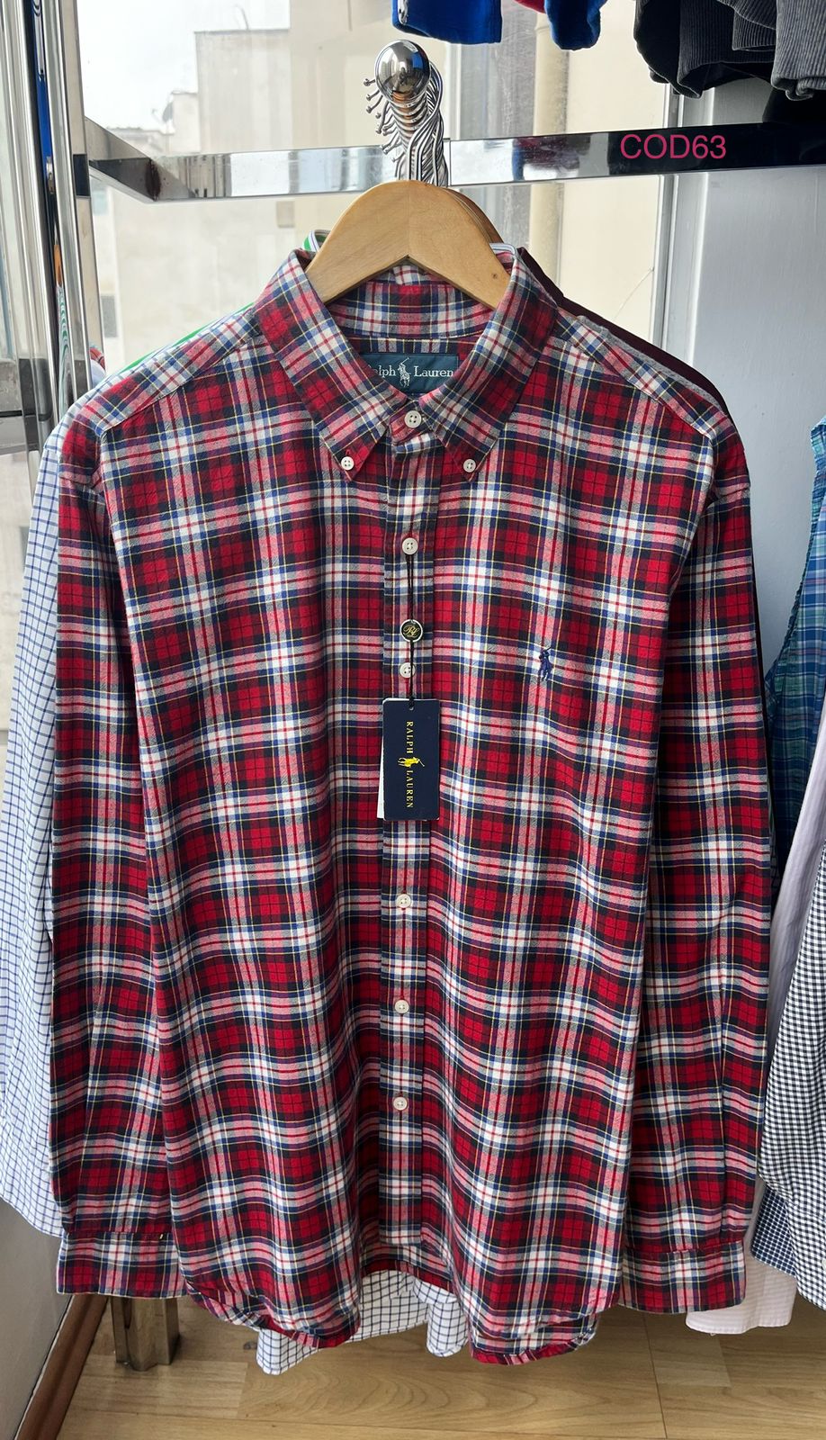 Camisa oxford Ralph Lauren de algodon