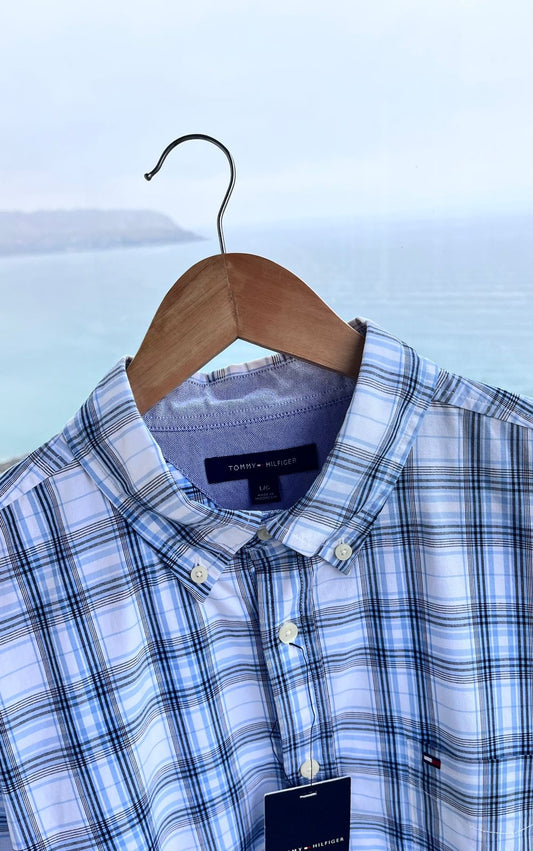 Camisa elegante Tommy Hilfiger de algodón