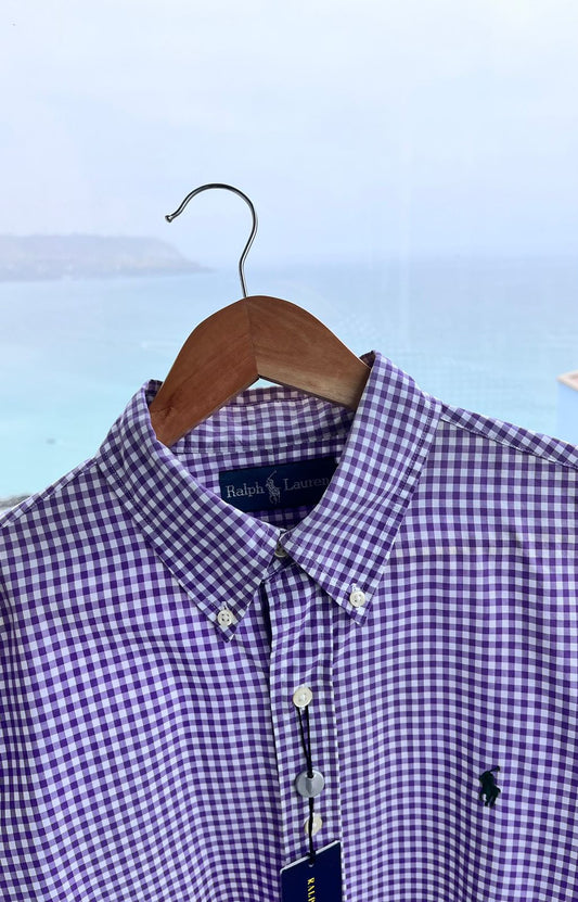 Camisa de cuadros Ralph Lauren de algodon